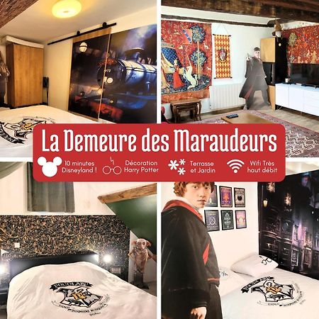 La Demeure Des Maraudeurs -10Min Disney-Jardin & Bbq Villiers-sur-Morin Ngoại thất bức ảnh